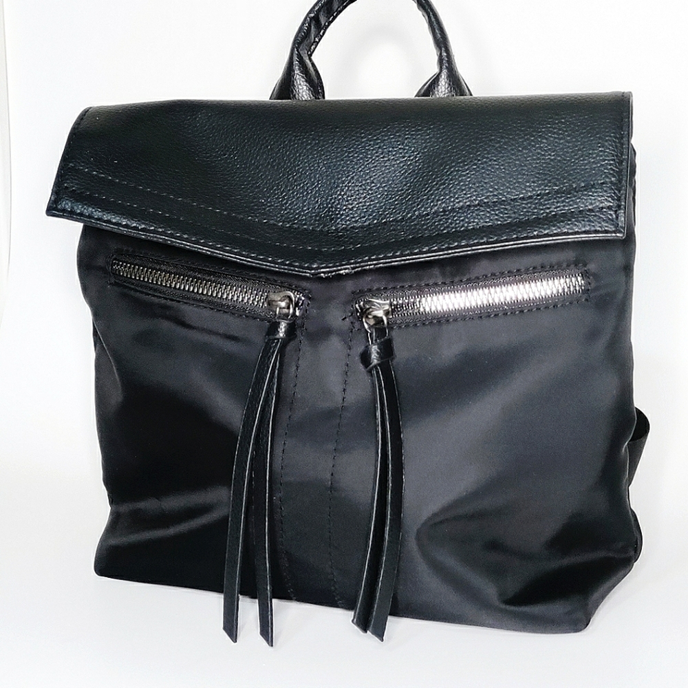 Botkier Mini Trigger Nylon Backpack Black